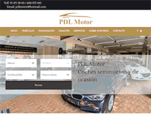 Tablet Screenshot of pdlmotor.es